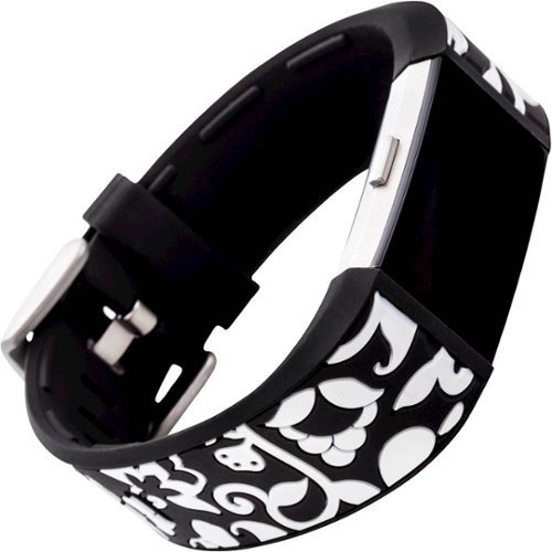French Bull - Band for Fitbit Charge 2 - Black/White