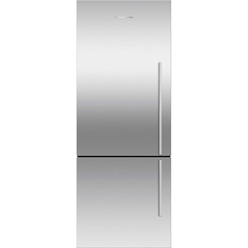 Fisher & Paykel - 13 1/2 Cu. Ft. Bottom-Freezer Counter-Depth Refrigerator - Stainless steel