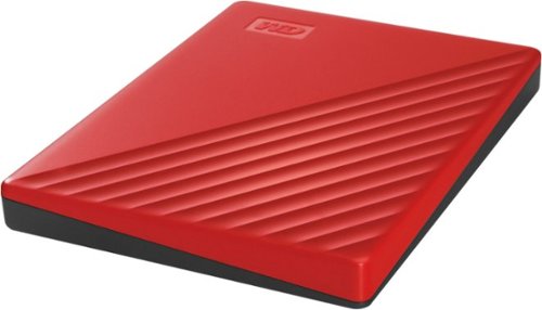 WD My Passport 2TB External USB 3.0 Portable Hard Drive - Red GLOBAL SHIPPING