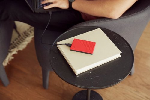 WD My Passport 2TB External USB 3.0 Portable Hard Drive - Red SHOP ONLINE