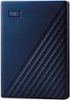 WD - My Passport for Mac 4TB External USB 3.0 Portable Hard Drive - Blue-Front_Standard