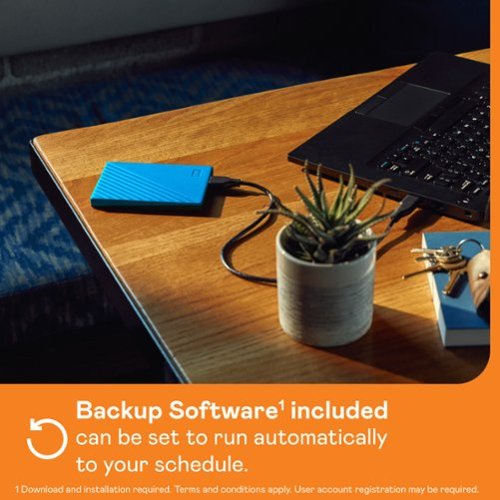 WD My Passport 4TB External USB 3.0 Portable Hard Drive - Blue BUY ONLINE
