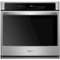 Whirlpool - 27" Built-In Single Electric Wall Oven - Stainless Steel-Front_Standard