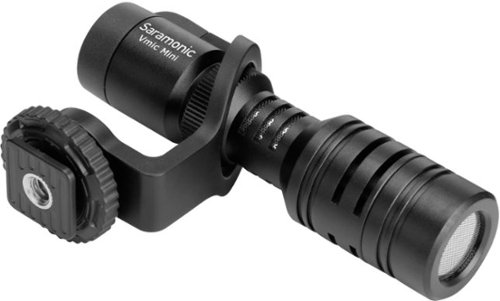 Saramonic On-Camera Mini Shotgun Mic for DSLR, Mirrorless, Video, Smartphones & Tablets (Vmic Mini) GLOBAL SHIPPING