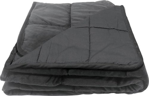 Bell + Howell - 10 lb - Weighted Blanket - Gray-Front_Standard 
