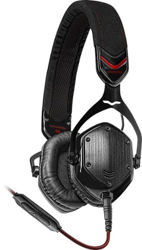 V-MODA - Crossfade M-80 On-Ear Headphones - Black/Red