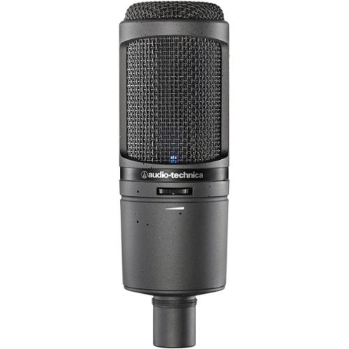 Audio-Technica - Cardioid Condenser Microphone - Black-Front_Standard 