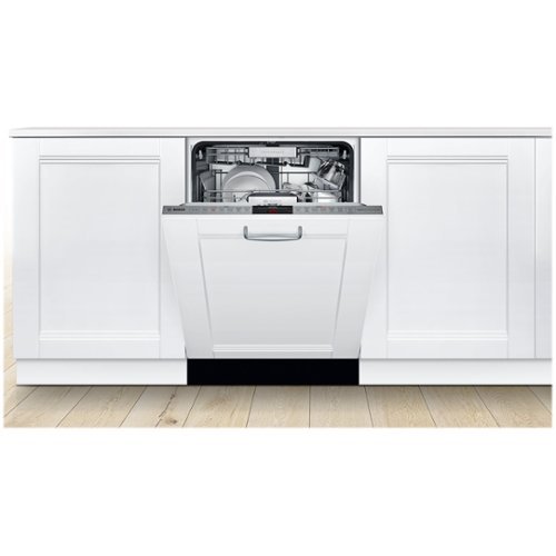 Bosch - 24" Top Control Built-In Dishwasher with Stainless Steel Tub, 3rd Rack, 40 dBa - Custom Panel Ready-Front_Standard 