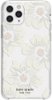 kate spade new york - Protective Hard Shell Case for Apple® iPhone® 11 Pro - Cream With Stones/Hollyhock Floral Clear-Front_Standard
