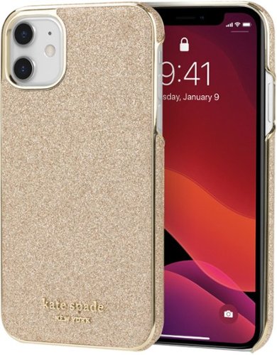 kate spade new york Wrap Case for Apple iPhone 11 - Gold Logo/Gold Munera Gold PC HOW TO BUY