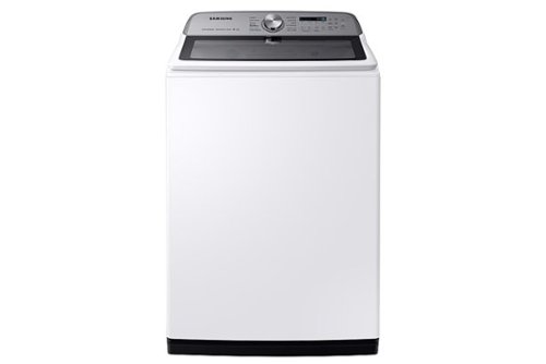  Samsung - 5.4 Cu. Ft. High Efficiency Top Load Washer with Steam - White