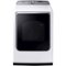 Samsung - 7.4 Cu. Ft. 12-Cycle Electric Dryer with Steam - White-Front_Standard