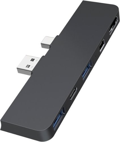 Hyper Drive 5-Port USB-C Hub - USB-C Docking Station for Microsoft Surface Pro - Black WORLDWIDE DELIVERY
