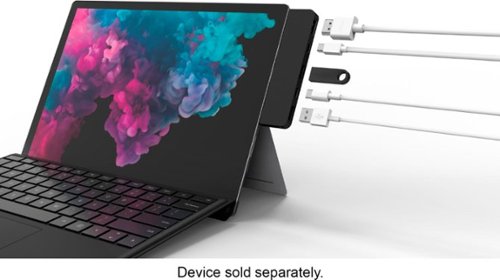 Hyper Drive 5-Port USB-C Hub - USB-C Docking Station for Microsoft Surface Pro - Black HOW TO BUY