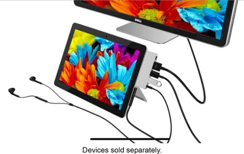 Hyper 4-Port USB-C Hub - USB-C Docking Station for Microsoft Surface Go - Silver BUY IN SINGAPORE