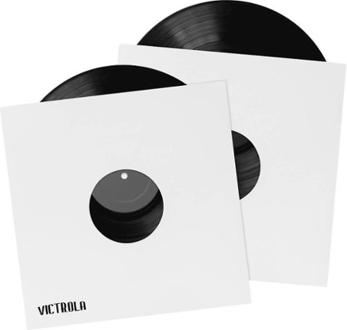 Victrola - Vinyl Record Sleeves (25-Pack) - White