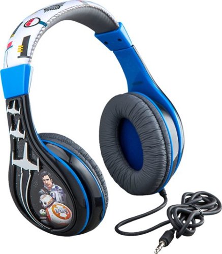  eKids - Star Wars Rise of Skywalker Headphones - Black/Blue