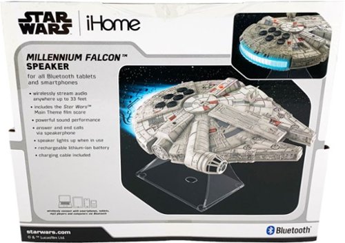 eKids Star Wars Millenium Falcon Portable Bluetooth Speaker - Black/Tan SHOP ONLINE