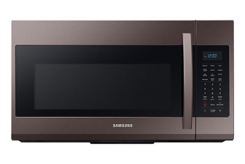 Samsung 1.9 Cu. Ft. Over-the-Range Microwave with Sensor Cook - Tuscan stainless steel