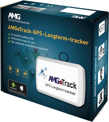AMG oTrack GPS Long-Term Tracker - White WORLDWIDE DELIVERY