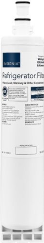 Insignia™ - NSF 53 Water Filter Replacement for Select Whirlpool Refrigerators - White
