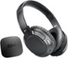MEE audio - Connect T1CMA Wireless TV Headphone System with Over-the-Ear Headphones and Bluetooth Audio Transmitter - Black-Front_Standard