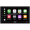 BOSS Audio - 6.75" - Android Auto/Apple® CarPlay™ - Built-in Bluetooth - In-Dash Digital Media Receiver - Black-Front_Standard 