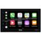 BOSS Audio - 6.75" - Android Auto/Apple® CarPlay™ - Built-in Bluetooth - In-Dash Digital Media Receiver - Black-Front_Standard