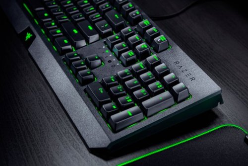 Razer BlackWidow Essential Wired Gaming Mechanical Razer Green Switch Keyboard with Back Lighting - Black WORLDWIDE DELIVERY