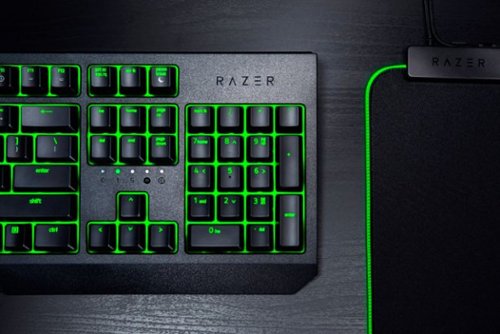 Razer BlackWidow Essential Wired Gaming Mechanical Razer Green Switch Keyboard with Back Lighting - Black GLOBAL SHIPPING