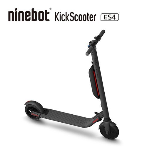 Segway - Ninebot Electric Kick Scooter - Dark Gray-Front_Standard 