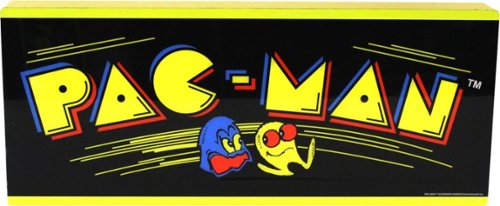 Arcade1Up - Pac-Man Marquee Wall Light - Pac-Man Black/Yellow-Front_Standard 