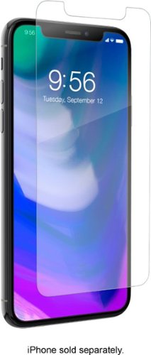  ZAGG - InvisibleShield Toughened Glass Screen Protector for Apple® iPhone® X and XS - Crystal Clear