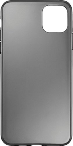 Insignia™ Ultra Thin Wrap Skin Case for Apple iPhone 11 Pro Max - Smoky Black HOW TO BUY