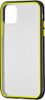 Insignia™ - Active Bumper Hard Shell Case for Apple® iPhone® 11 - Black/Yellow-Front_Standard
