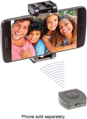 Sunpak Pro Smartphone Mount with Bluetooth Remote for Most Cell Phones - Black WORLDWIDE DELIVERY