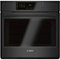 Bosch - 800 Series 30" Built-In Single Electric Convection Wall Oven - Black-Front_Standard