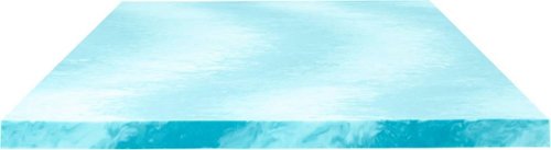 Sealy - Essentials 3" Cooling Gel Memory Foam King Topper - Blue-Front_Standard 