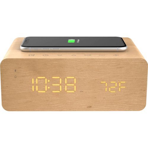 ION Audio Charge Time Alarm Clock - Tan WORLDWIDE DELIVERY