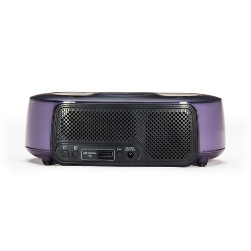 iHome TimeBoost Glow - Color Changing Bluetooth Alarm Clock Speaker System with Qi Wireless Fast Charging and USB Charging - Black WHERE TO BUY