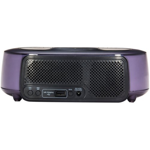 iHome TimeBoost Glow - Color Changing Bluetooth Alarm Clock Speaker System with Qi Wireless Fast Charging and USB Charging - Black BUY ONLINE