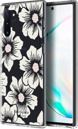 kate spade new york Hard Shell Case for Samsung Galaxy Note10 - Hollyhock Floral Clear/Cream With Stones HOW TO BUY