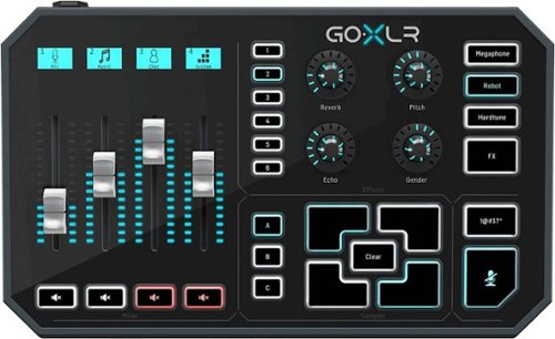 TC Helicon - GoXLR Online Broadcaster Platform - Black-Front_Standard 