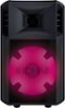 ION Audio - POWERGLOW 10" 200W 2-Way PA Bluetooth Speaker with Built-in Battery - Black-Front_Standard 
