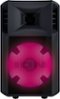 ION Audio - POWERGLOW 10" 200W 2-Way PA Bluetooth Speaker with Built-in Battery - Black-Front_Standard