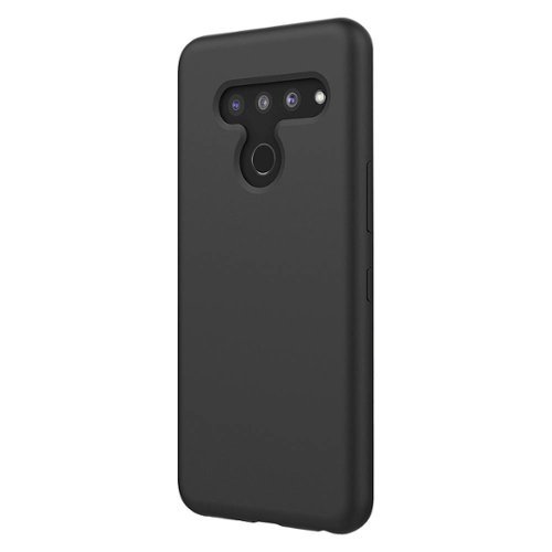 SaharaCase - Slim Series Case for LG V50 ThinQ - Black-Front_Standard 