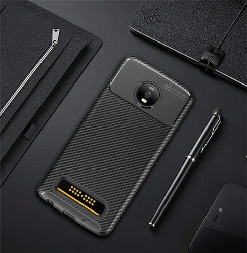 SaharaCase Prestige Series Case for Motorola moto z⁴ and z⁴ Play - Black GLOBAL SHIPPING