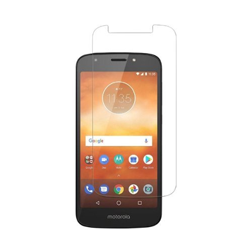 SaharaCase - ZeroDamage Glass Screen Protector for Motorola Moto E5 Play - Clear