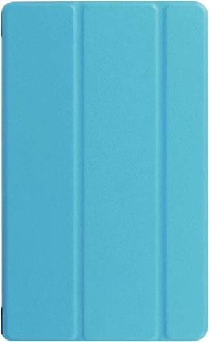 SaharaCase - SaharaBasics Folio Case for Amazon Kindle Fire HD 8 (2017/2018 Release) - Aqua-Front_Standard 