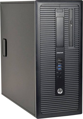 HP - Refurbished EliteDesk Desktop - Intel Core i5 - 8GB Memory - 2TB Hard Drive - Black-Angle_Standard 